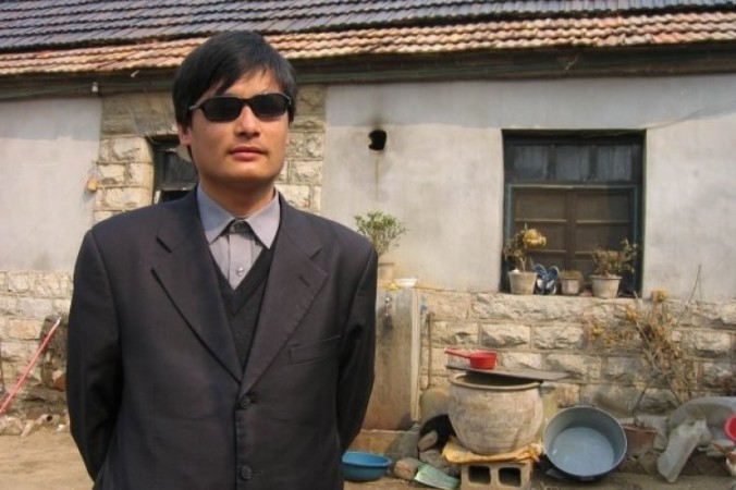 Chen Kegui, the nephew of human rights lawyer Chen Guangcheng, pictured here, is seriously ill in prison in China, but the administration will not allow surgery for his appendicitis. (Weibo.com)