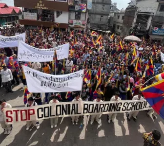 Tibetans protest worldwide as China tightens grip on Tibetan identity