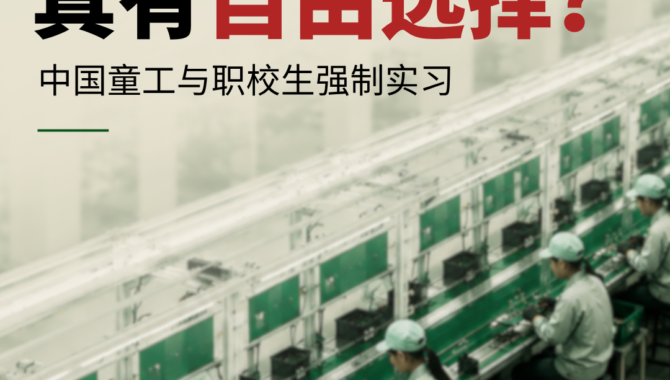 中国当局漠视国际法，纵容童工现象滋生 