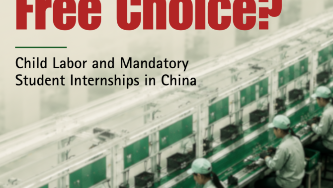 China: Authorities Flout International Law, Enabling Child Labor